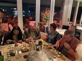 Dinner at The George